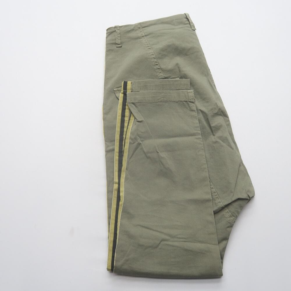 Nili Lotan Paris Pants with Tape Trim Green Size 2 - Picture 10 of 14